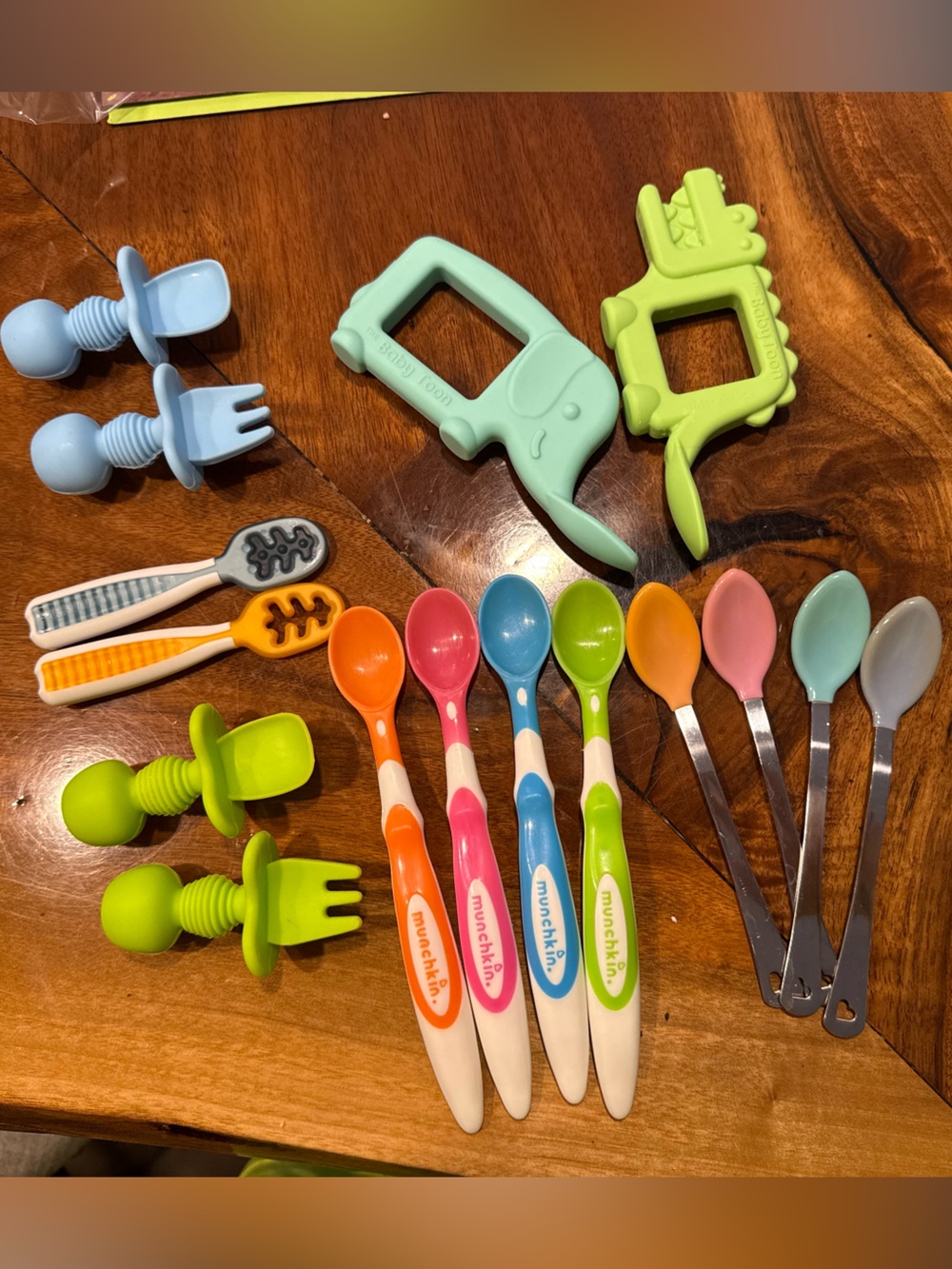 Multi-Color Silicone Baby Feeding & Teether Set